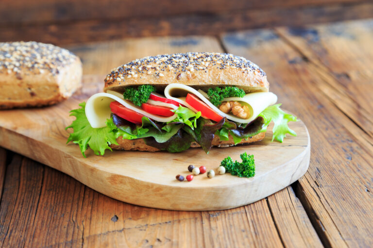 Belegtes Sandwich